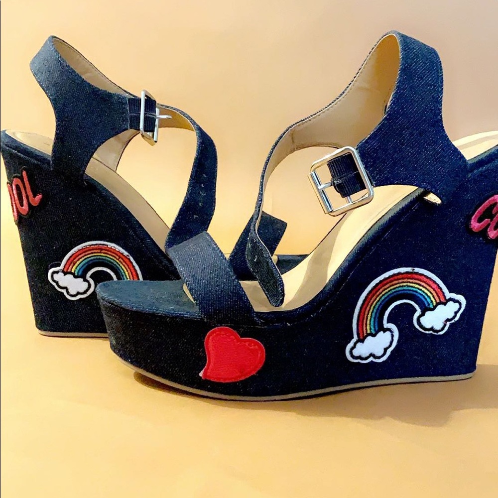 Cutesy Jean wedge!